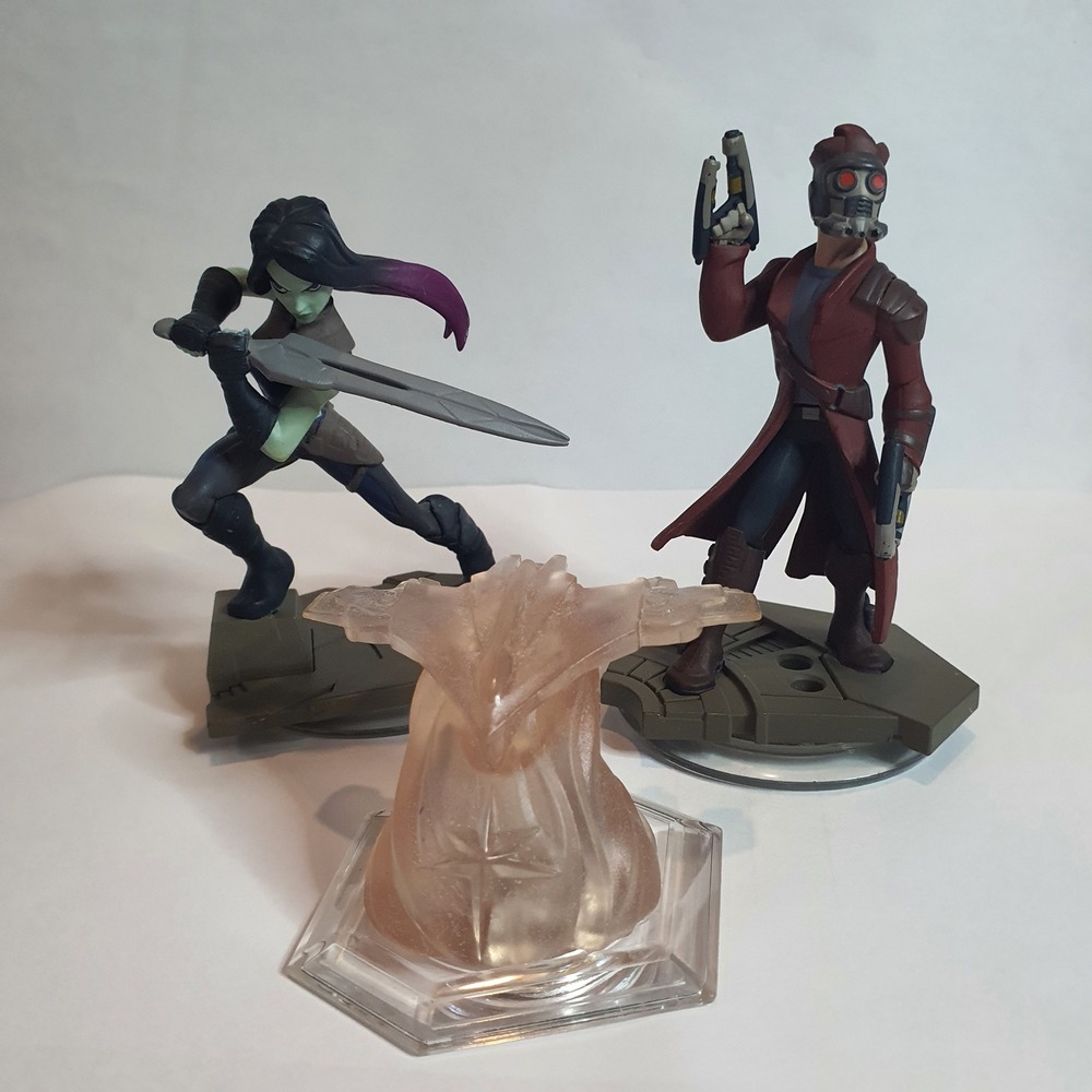 Disney Infinity Marvel Guardians of the Galaxy Star Lord Gamora Galaxy Play Set